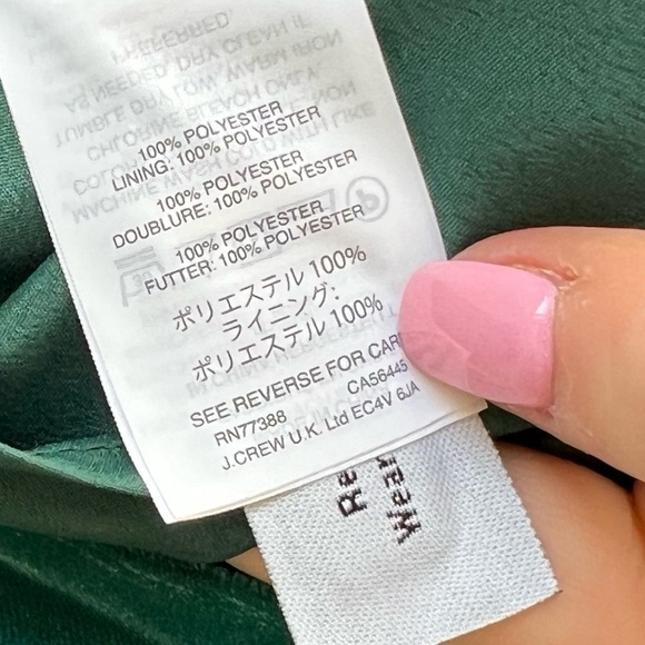 NWT J. Crew Velvet Ruffle Hem Sleeve Less Shift Dress - Picture 7 of 8